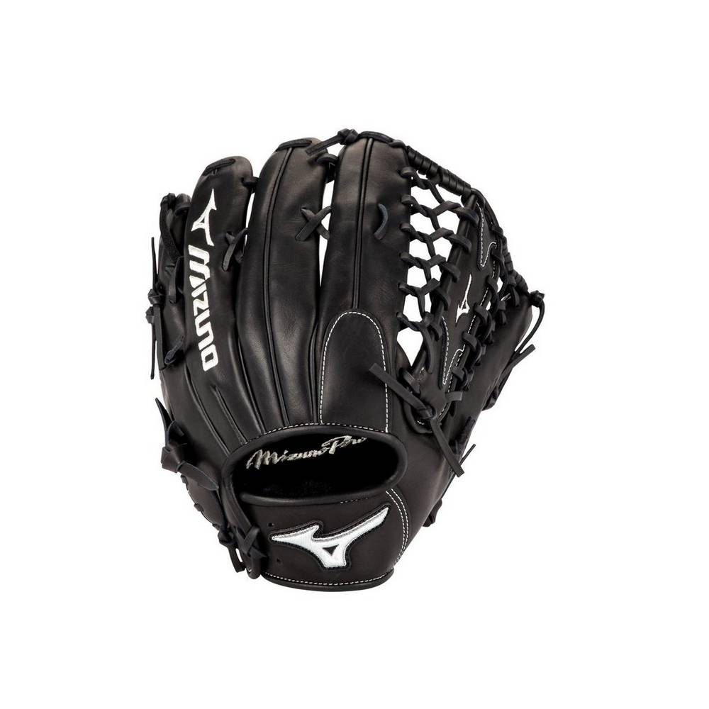 Mizuno Men's Pro Brett Gardner 12.75" Baseball Gloves Black/Silver (312984-TSL)